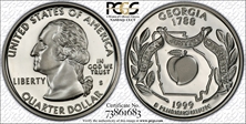 1999-S 25C Georgia Silver PR70DCAM