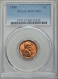 1949 1C MS67RD