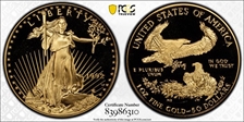 1992-W $50 Gold Eagle PR70DCAM