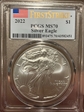 2022 $1 Silver Eagle First Strike MS70