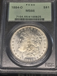 1884-O $1 MS66