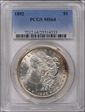 1892 $1 MS64