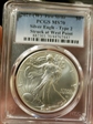 2021-(W) $1 Silver Eagle - Type 2 Struck at West Point MS70