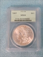 1887 $1 MS64