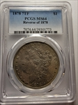 1878 7TF $1 Reverse of 1878 MS64