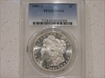 1880-S $1 MS64