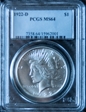 1922-D $1 MS64