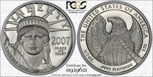 2007-W $50 Statue of Liberty 10th Anniversary Set First Strike PR70DCAM