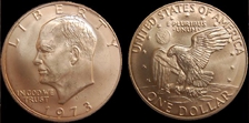 1973-S $1 Silver MS66