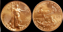 2006-W $5 Burnished Gold Eagle SP70