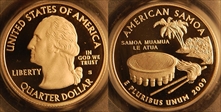 2009-S 25C American Samoa PR70DCAM