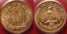 1946-Mo 2 Peso MS64