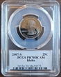 2007-S 25C Idaho PR70DCAM