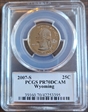 2007-S 25C Wyoming PR70DCAM