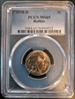 1938-D 5C Buffalo MS65