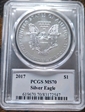 2017 $1 Silver Eagle Premier First Edition 1 of 10,000 MS70