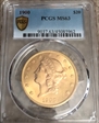 1900 $20 MS63