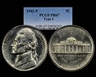 1942-P 5C Silver PR67