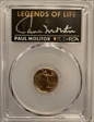 2022 $5 Gold Eagle First Day of Issue Legends of Life Paul Molitor MS70