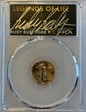 2022 $5 Gold Eagle First Day of Issue Legends of Life Rudy Ruettiger MS70