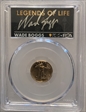 2022 $5 Gold Eagle First Day of Issue Legends of Life Wade Boggs MS70