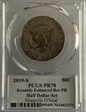 2019-S 50C Kennedy Enhanced Rev PR Half Dollar Set Legends of Life Shaquille O'Neal PR70