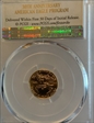 2016 $5 Gold Eagle Gold Eagle - 30th Anniversary First Strike MS70