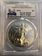 2016 $1 Silver Eagle  30th Anniversary MS69