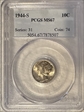 1944-S 10C MS67