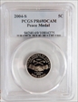 2004-S 5C Peace Medal PR69DCAM
