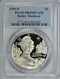 1999-P $1 Dolley Madison PR69DCAM