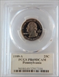 1999-S 25C Pennsylvania PR69DCAM