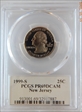 1999-S 25C New Jersey PR69DCAM
