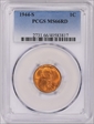 1944-S 1C MS66RD