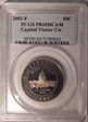 2001-P 50C Capitol Visitor PR69DCAM