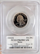 2004-S 25C Iowa Silver PR69DCAM