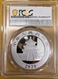 2020(S) 10 Yn Panda Silver Struck at Shanghai Mint MS70