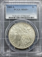 1881-S $1 MS65+