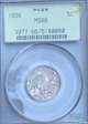 1936-S 5C MS66