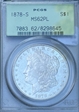 1878-S $1 MS62PL
