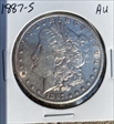 1887-S $1 Morgan  AU