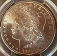 1881 CC $1 Morgan  PCGS MS 64+