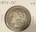 1891-CC $1 Morgan VG