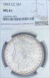 1892-CC $1 Morgan  MS-61