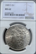 1889-S $1 Morgan  MS 62