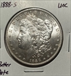 1888-S $1 Morgan  UNC (MS 61 or 62)