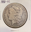 1881-CC $1 Morgan 