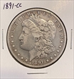 1891-CC $1 Morgan 