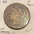 1883 $1 Morgan  VF details 