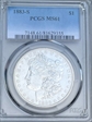 1883-S $1 MS61